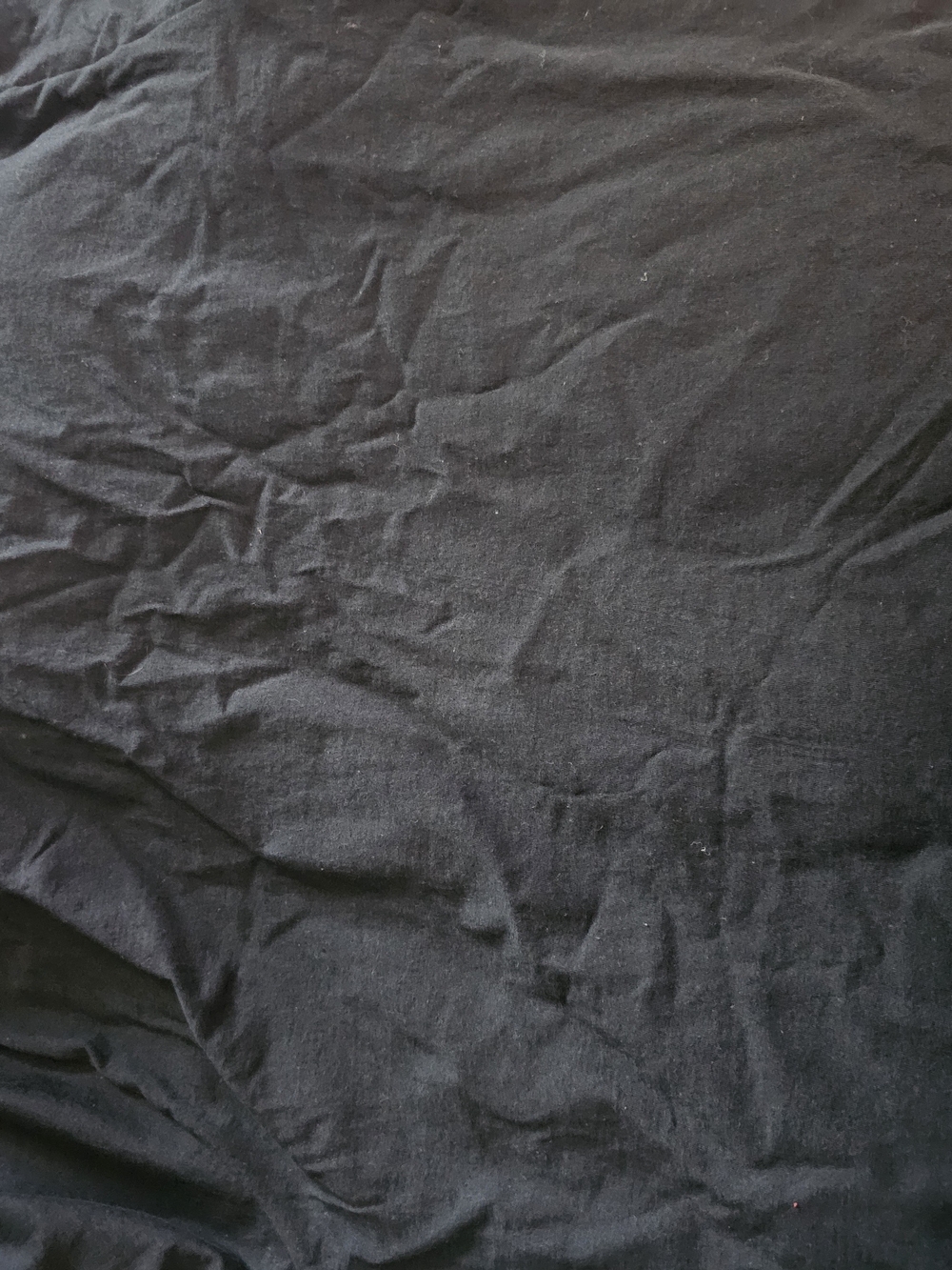 Black Cotton Bedding Sheet - Unbranded
